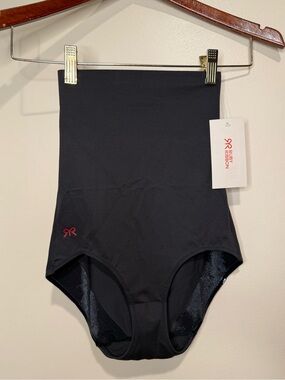NWT Ruby Ribbon Everyday Shape High Waisted Brief Panties Black